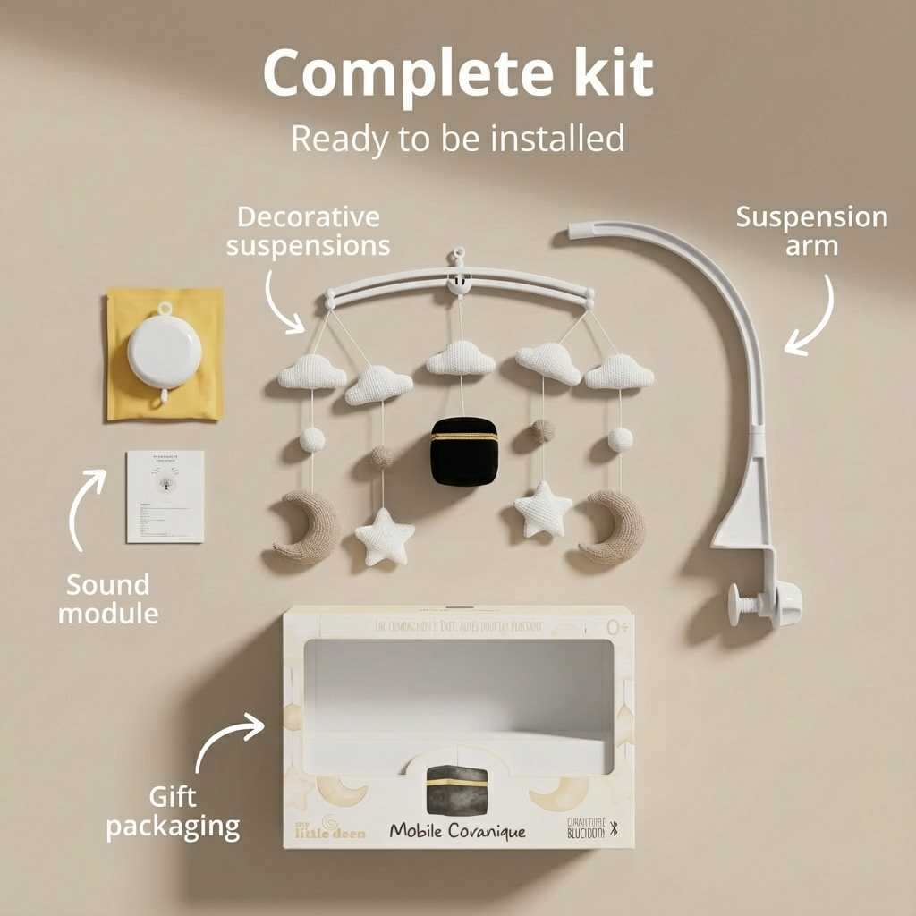 Baby Quran Mobile | Kaaba Cot Soother