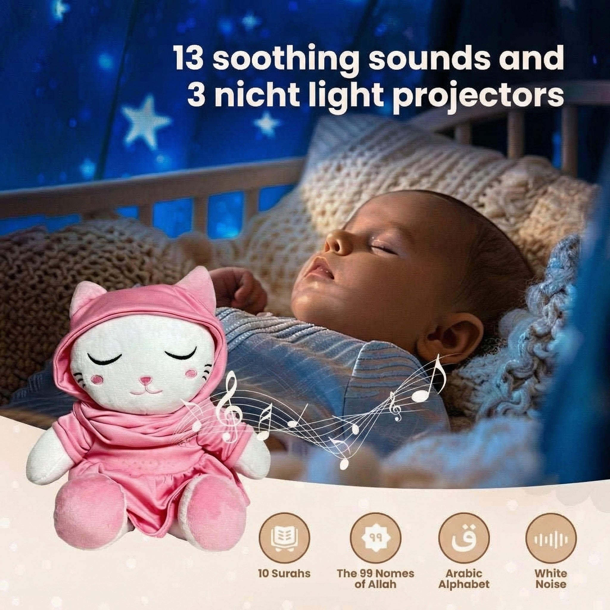 Little Mimi - Peluche Veilleuse coranique - Édition limitée