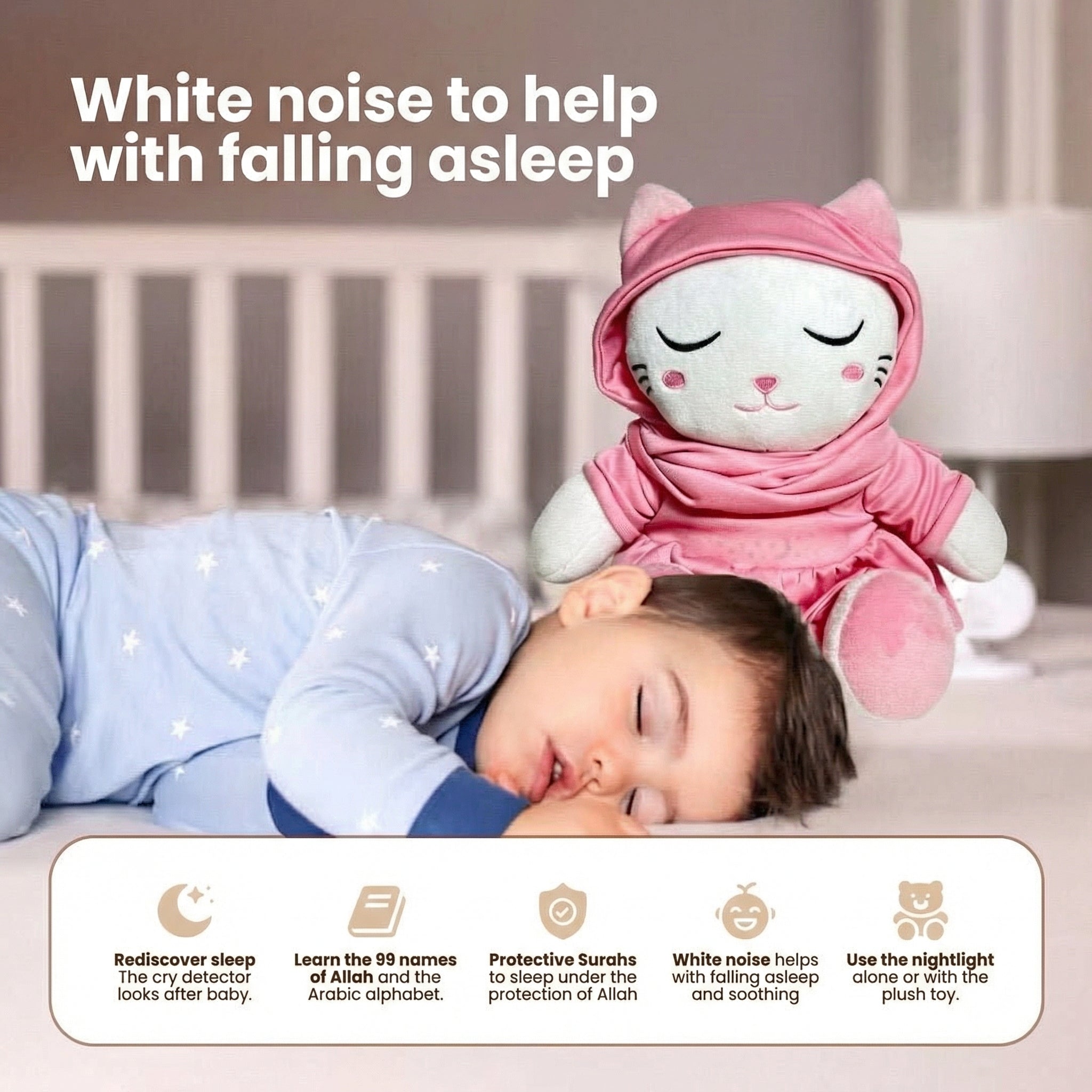 Little Mimi - Peluche Veilleuse coranique - Édition limitée