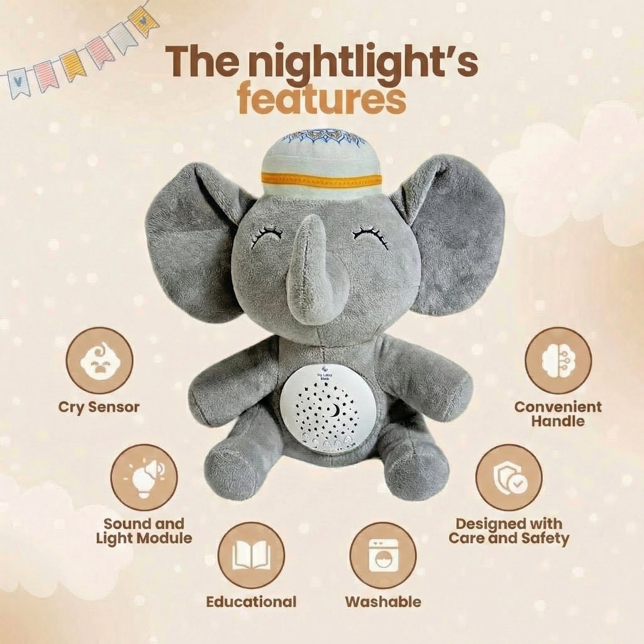 Little Mahmud — Islamic Night Light Plush