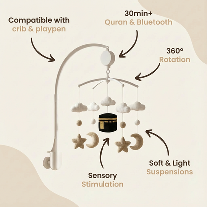 Baby Quran Mobile | Kaaba Cot Soother