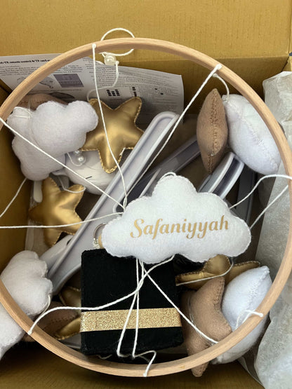 Kaaba Baby Cot Mobile — White